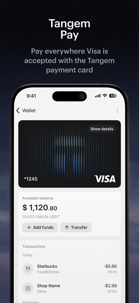 Tangem app screenshot